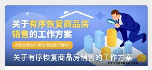 最新 南京明确有序恢复商品房销售,3月底前全市41个项目拟上市
